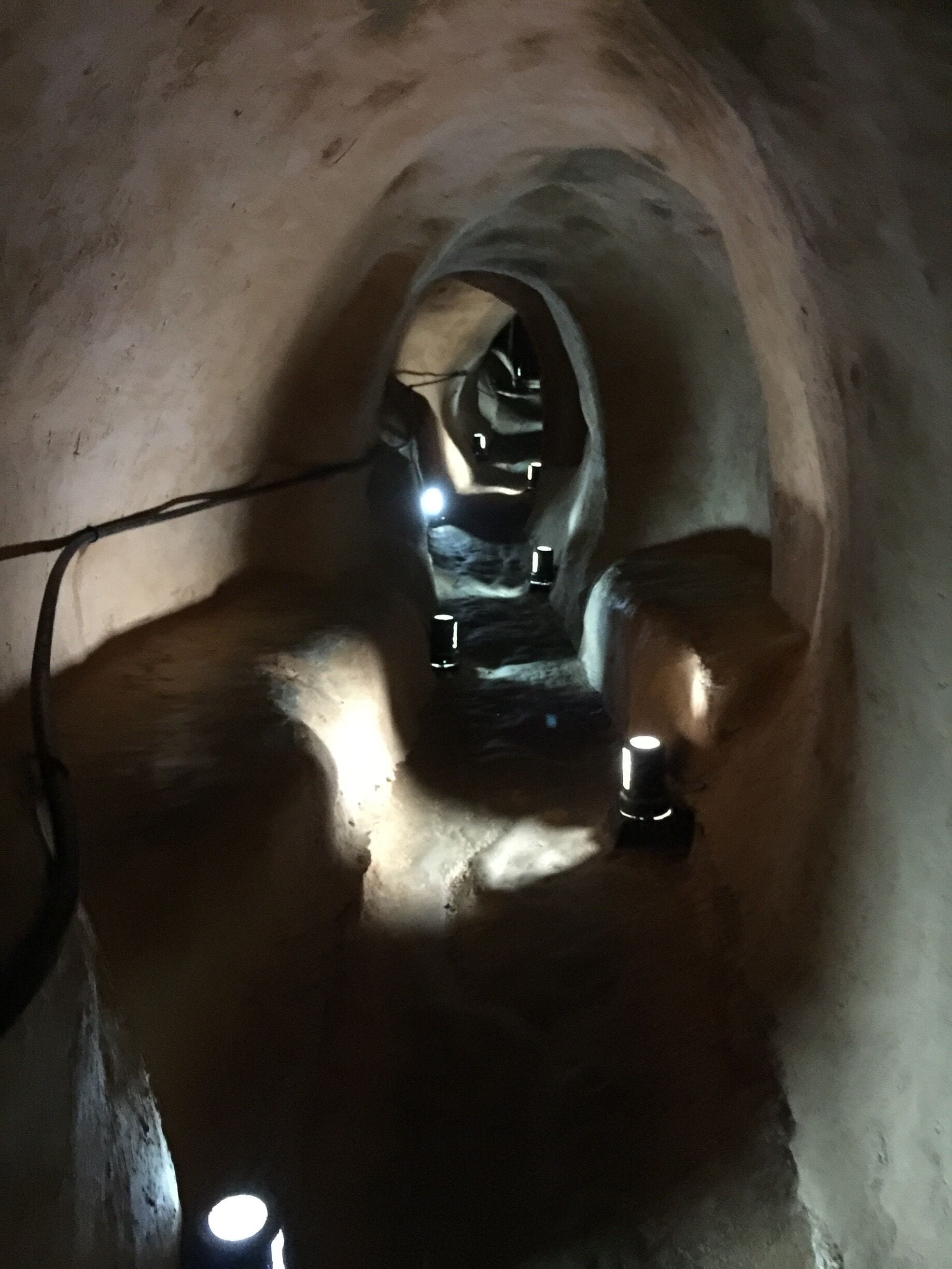 Imagine the Thai walking through this tunnel to hide and escape from opponent HUNDRED years ago...