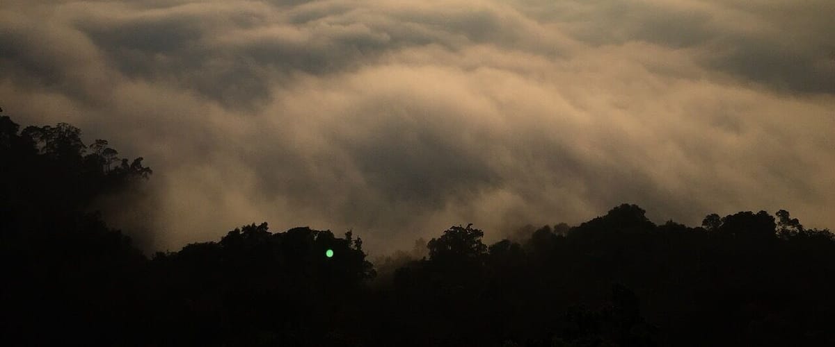 Beautiful view from Betong District, Yala Province, Thailand. 💕