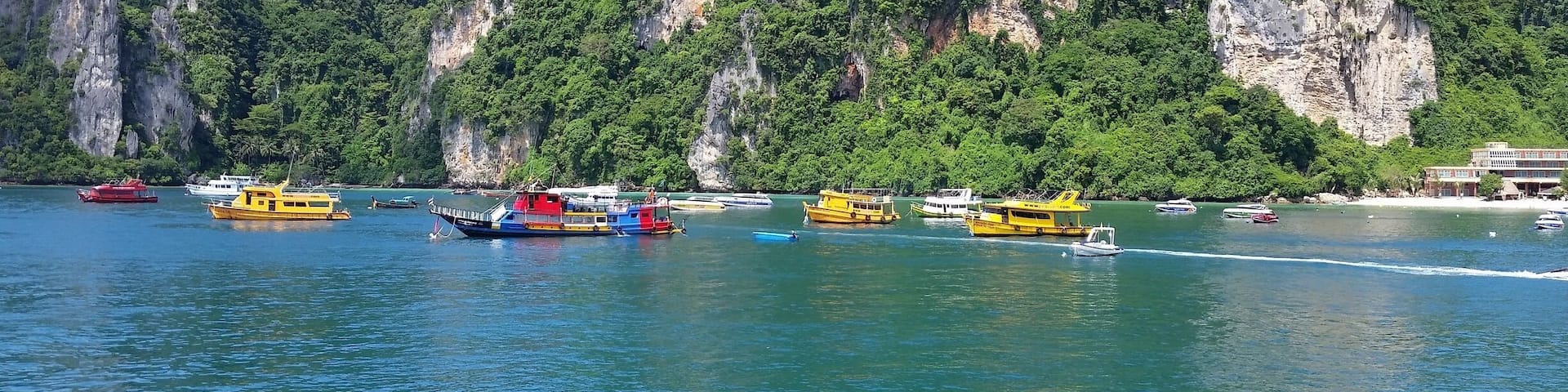Arriving to Ko Phi Phi. What a beautiful island! Off to Phuket tomorrow. Haha!