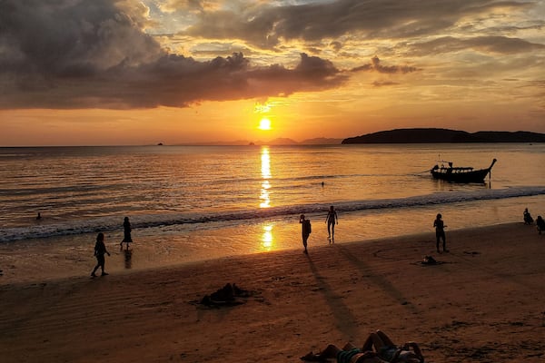 Golden hour in Thailand