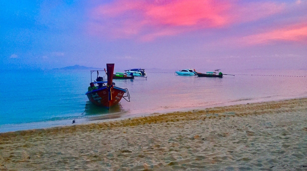 The sunsets were beautiful from our view at our hotel #beachbound