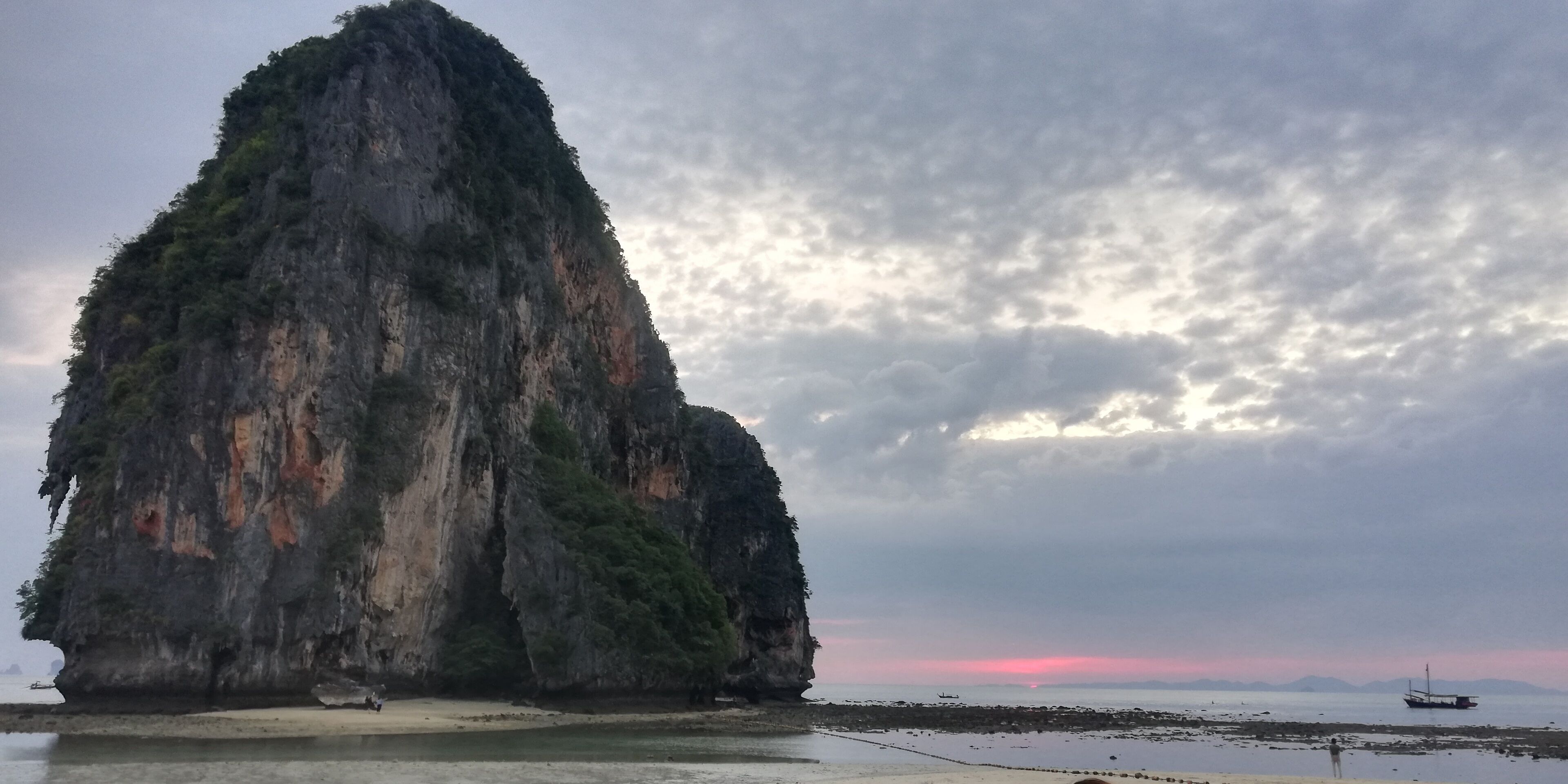 Sunset in Phra Nang Beach it's magical.