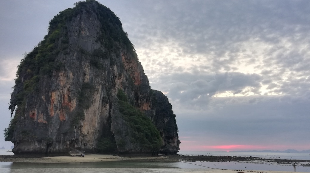 Sunset in Phra Nang Beach it's magical.