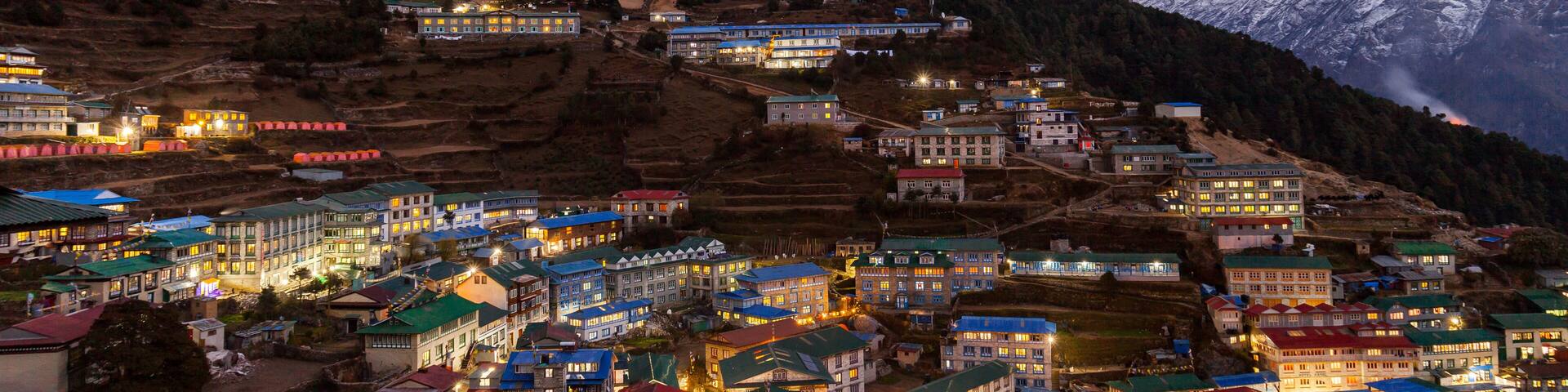 Namche Bazaar, Everest trek, Himalaya, Nepal