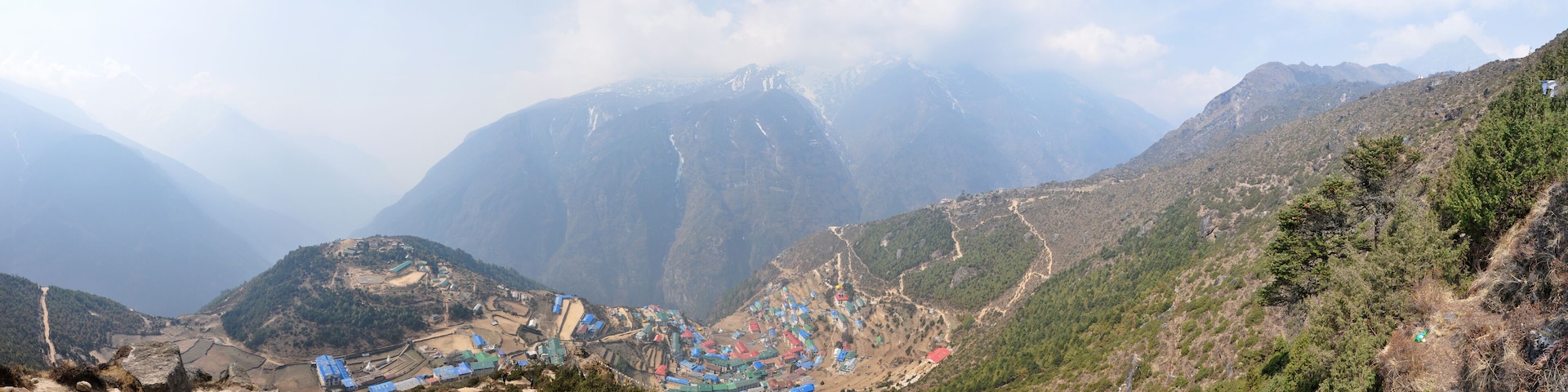 Namche Bazar, Nepal, Panorama view