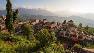 The town of Gorkha, Nepal 🇳🇵, as viewed from the post office. The whole town is perched on a sheer cliff overlooking a beautiful valley.
#LifeAtExpediaGroup