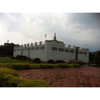 Budha's birth place in Lumbini city in Nepal