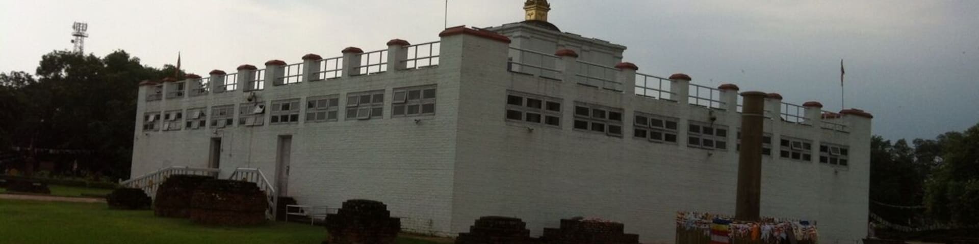 Budha's birth place in Lumbini city in Nepal
