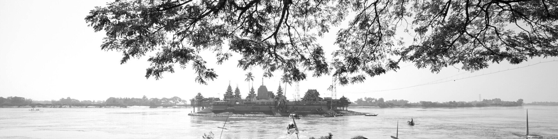 Kyauktan Ye Le Pagoda (Burmese:  formally Kyaikhmawwun Yele Pagoda is a Buddhist pagoda located in Kyauktan Township, Yangon Region, on a small island in Hmaw Wun Creek, a tributary of Yangon River. The pagoda was built with many Buddha's relics inside. Many Buddism came across the river by boat to the island. It shows how strong they believe in their religion.