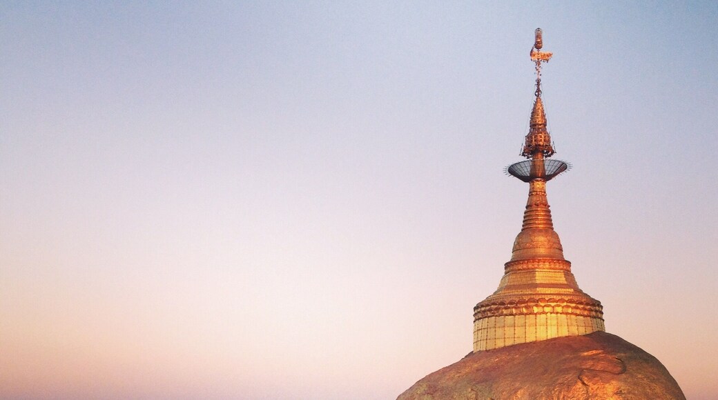 Sunrise at Golden rock pagoda #lifeatexpedia