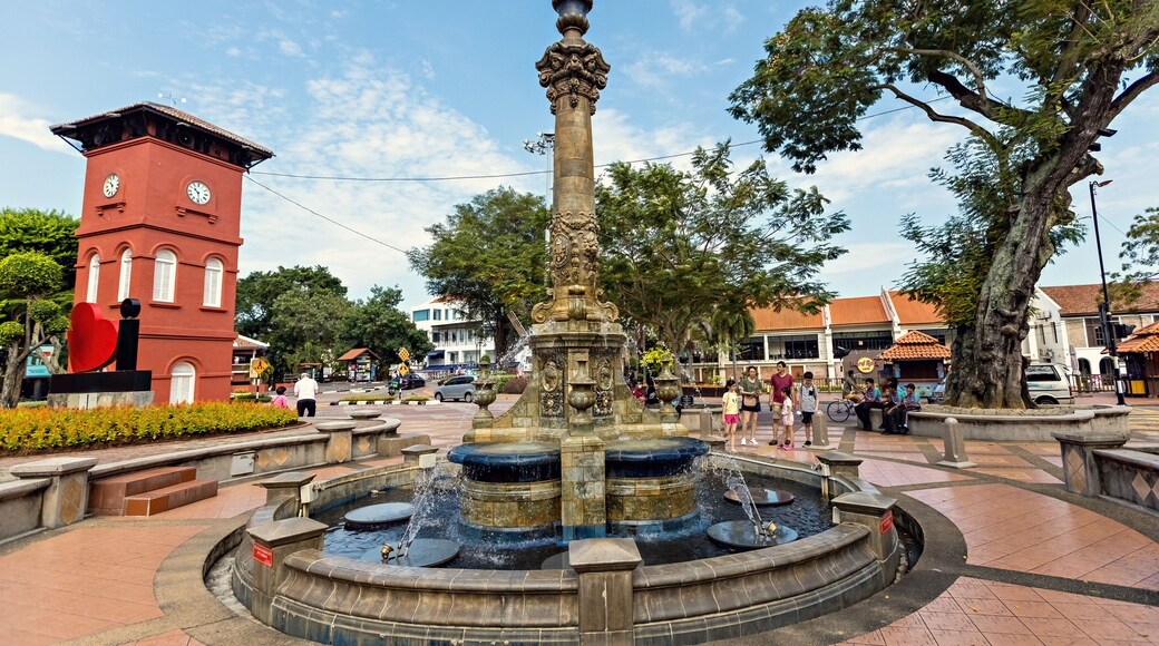 Queen Victoria Fountain at Dutch square in Melaka Malaysia