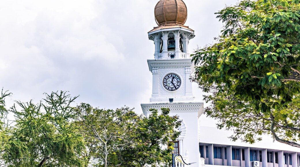 Queen Victoria Memorial Clock Tower in George town, Penang, Malaysia