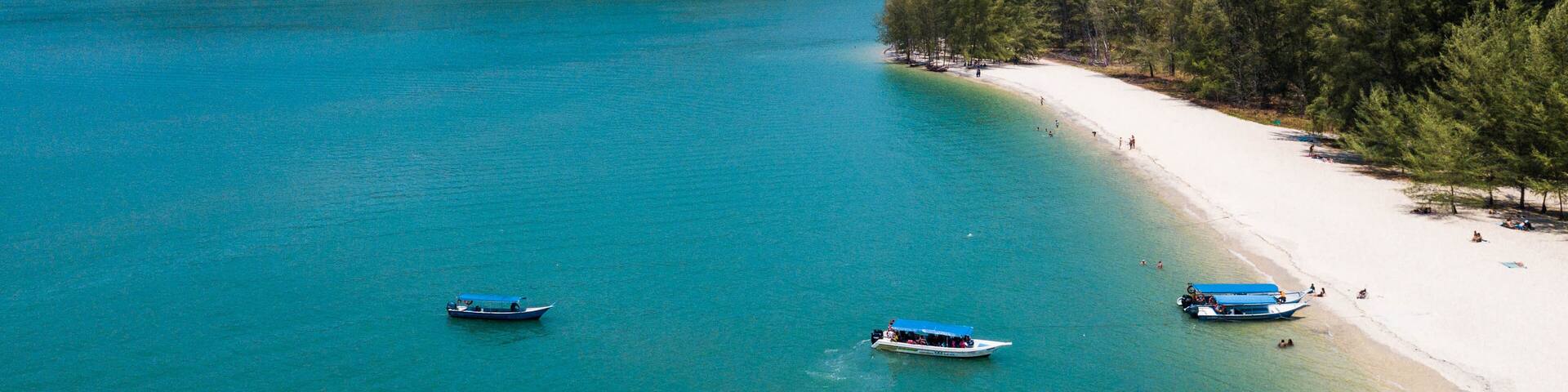 Tanjung Rhu Beach, Malaysia in summer