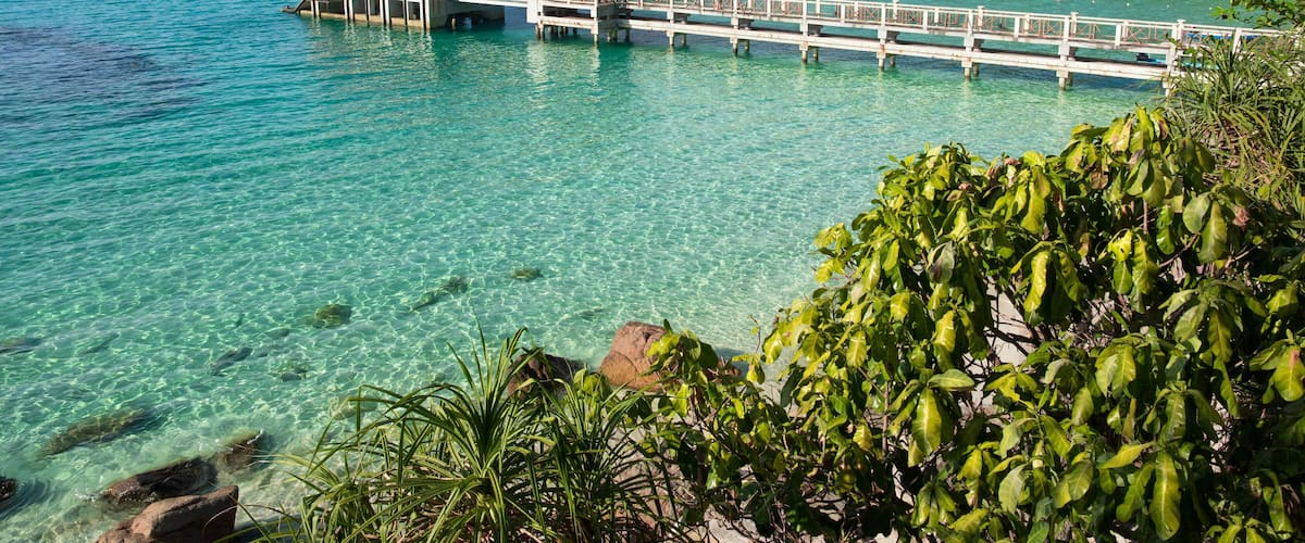 Main Pier in Perhentian Island, Malaysia