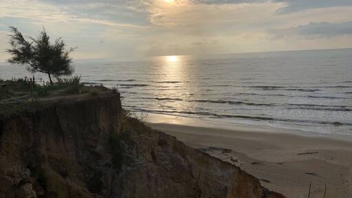 Sunset at Tusan Beach, Miri.