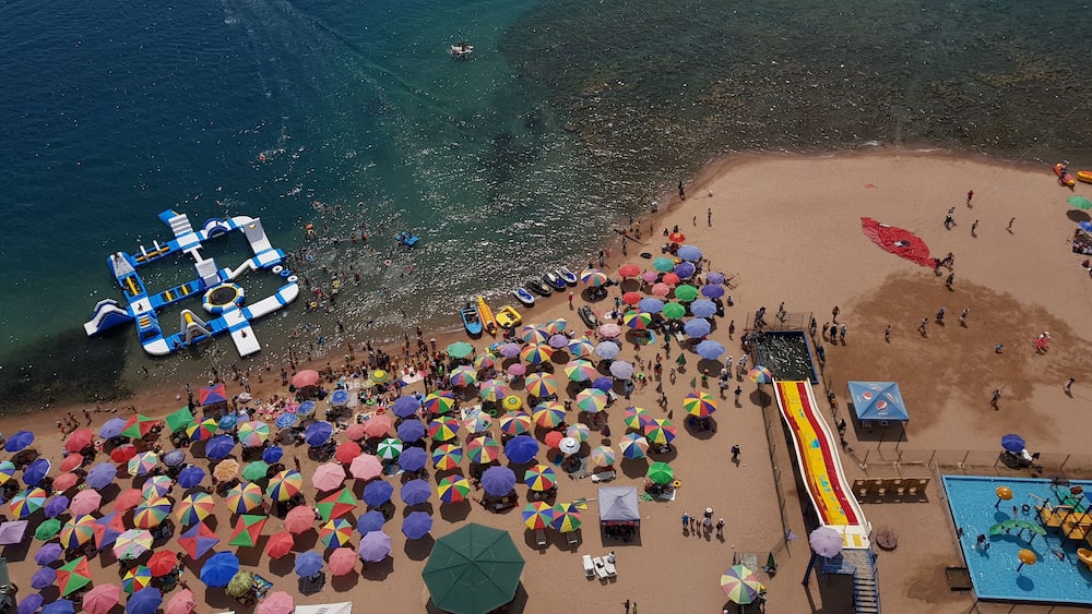 The very busy beach town of Bosteri on the shores of Kyrgyzstan's Lake Issyk Kul.
#WorldPhotoDay