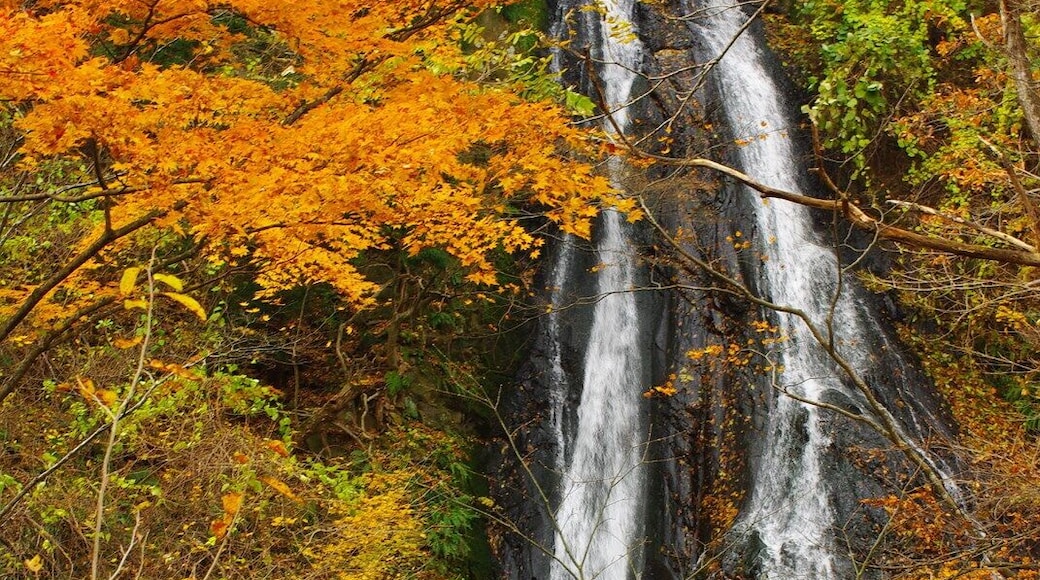 Ogase Falls (Ogase-no-taki) in Hanamaki, Iwate Prefecture, Japan.