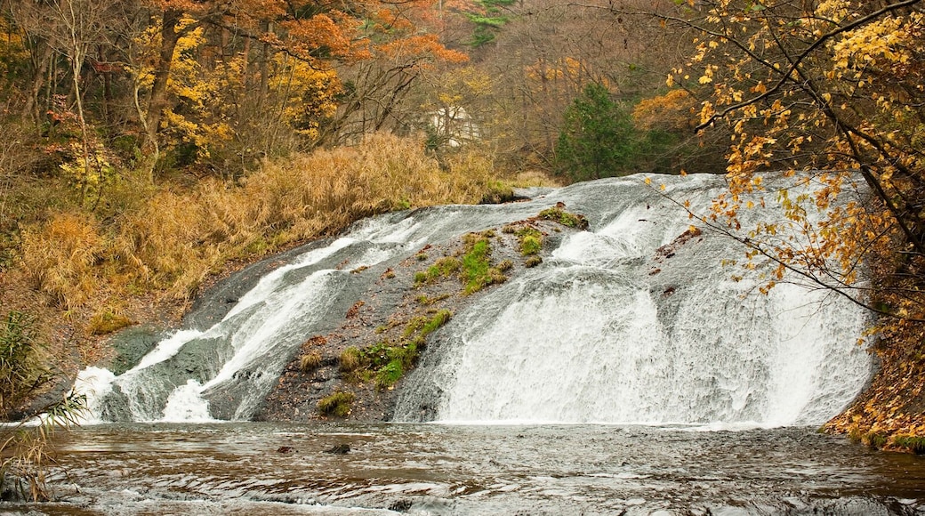 岩手県花巻市にある釜淵の滝 Kamabuchi Falls