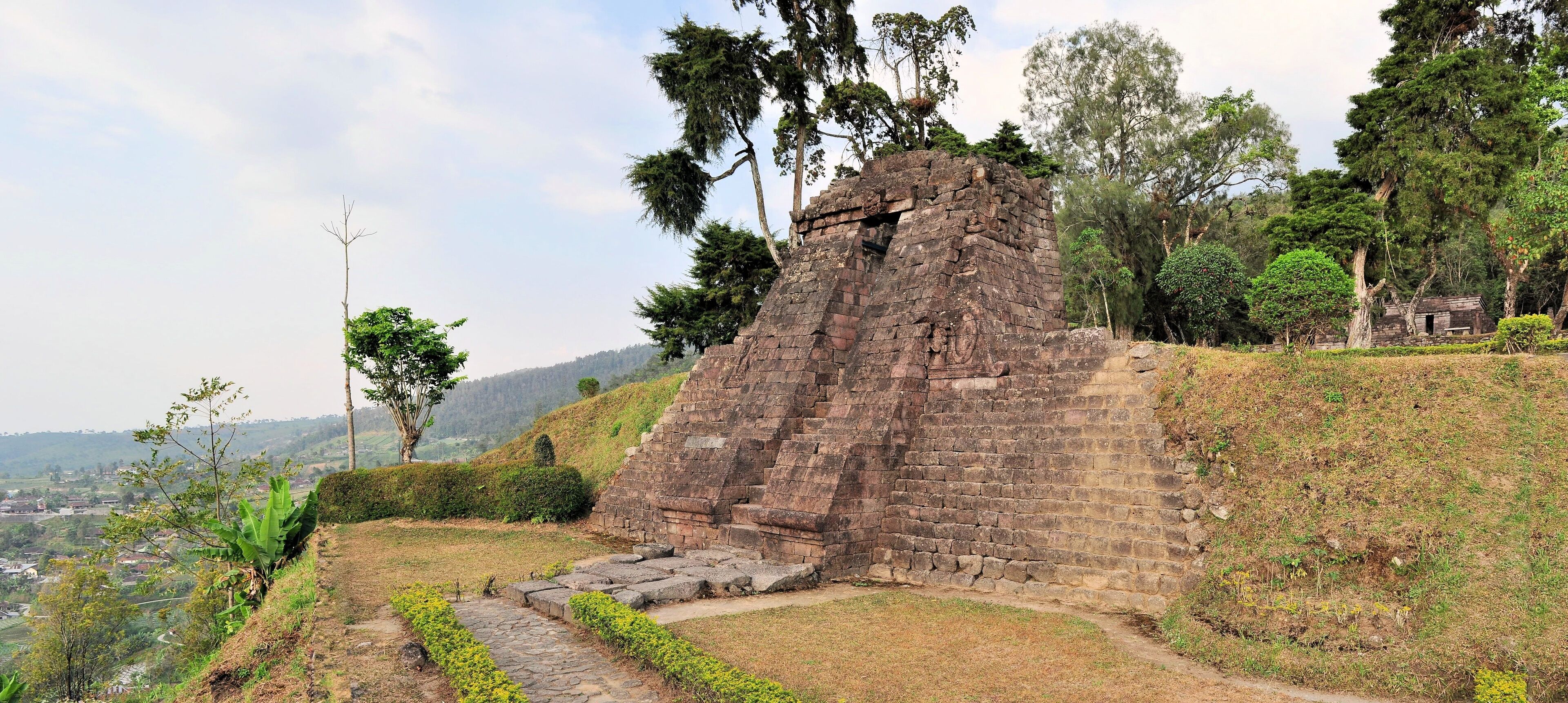 Candi Sukuh Hindu temple near Solokarta, Java, Indonesia
