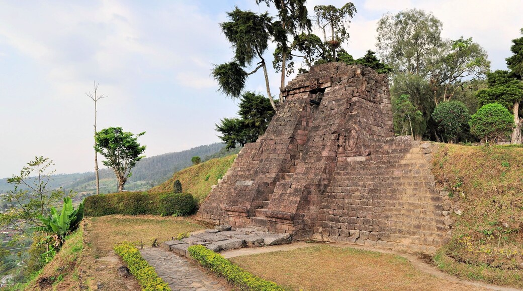 Candi Sukuh Hindu temple near Solokarta, Java, Indonesia