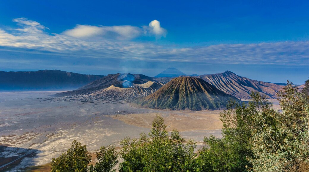 Mount Bromo, is an active volcano and part of the Tengger massif, in East Java, Indonesia.