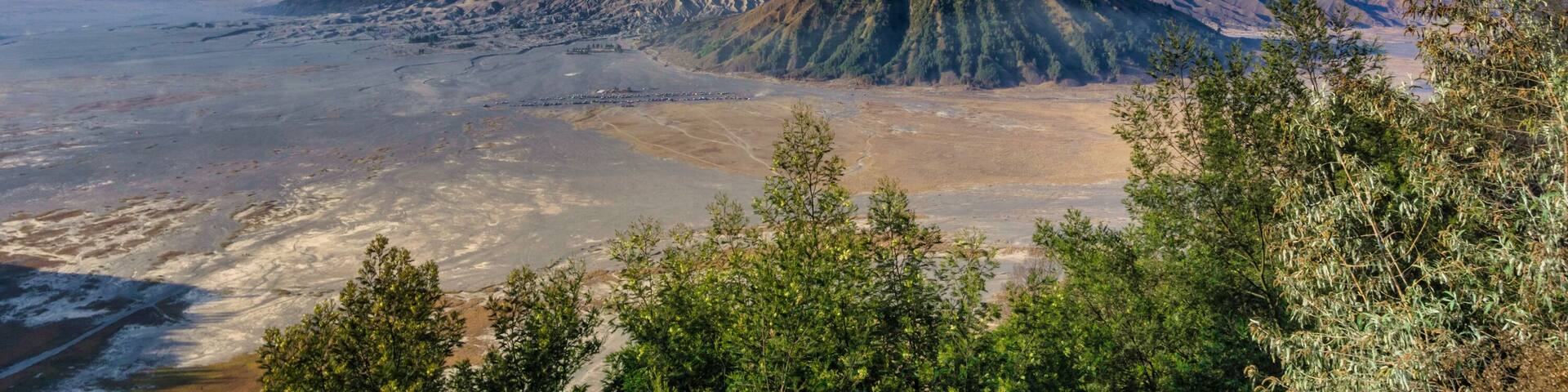 Mount Bromo, is an active volcano and part of the Tengger massif, in East Java, Indonesia.