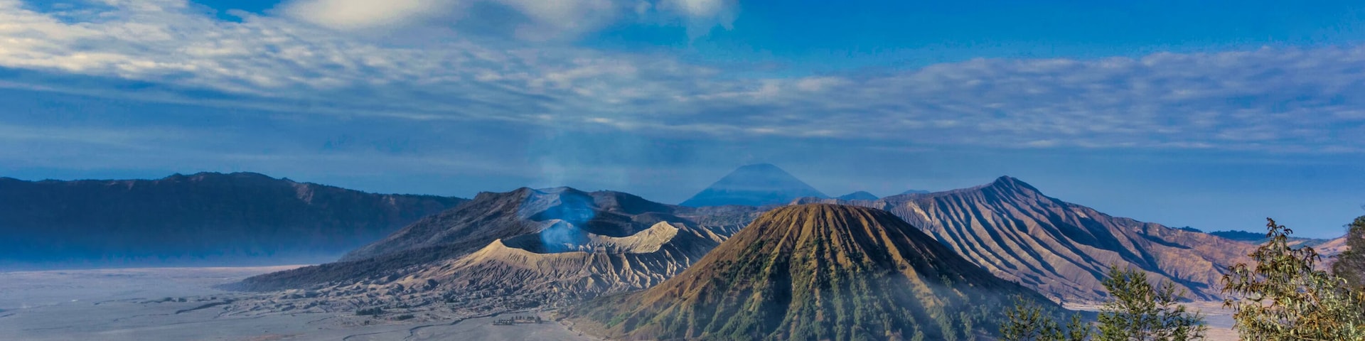 Mount Bromo, is an active volcano and part of the Tengger massif, in East Java, Indonesia.