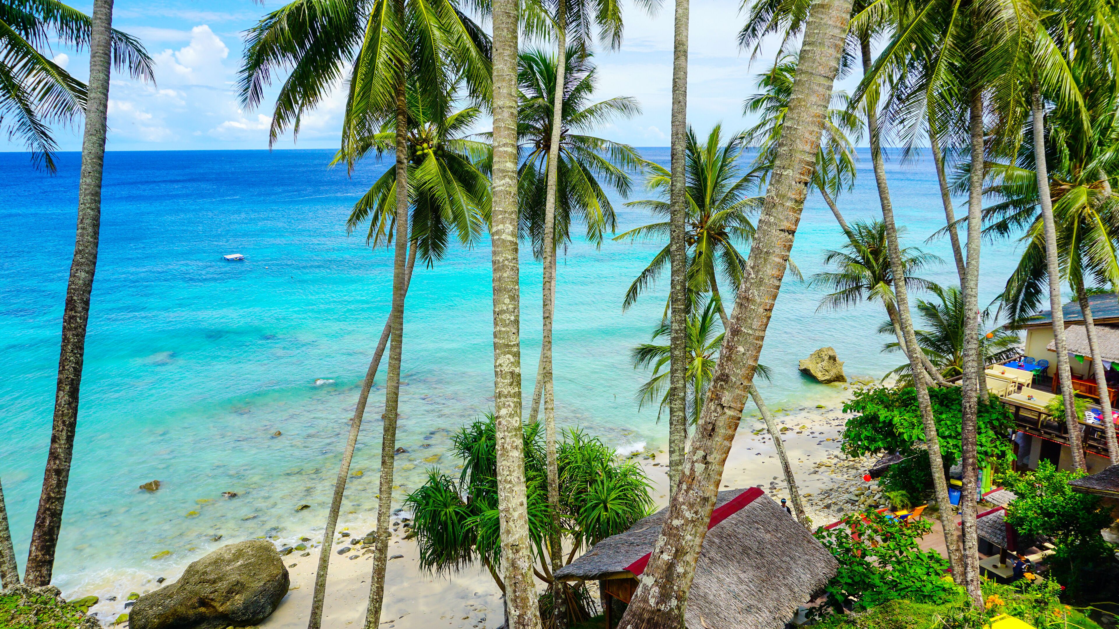 Sabang Island , Acheh , Indonesia - October 6th, 2017. Freddies Santai Sumurtiga is a beach resort that is very popular for tourist to stay in the island.