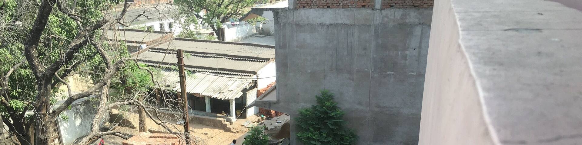 Many, many people in India live like this.