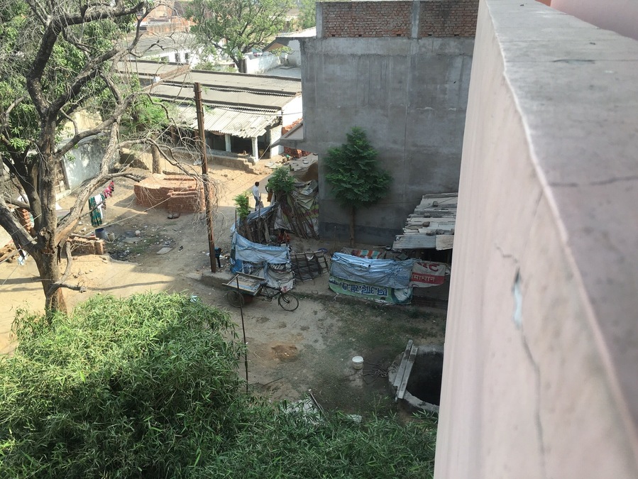 Many, many people in India live like this.
