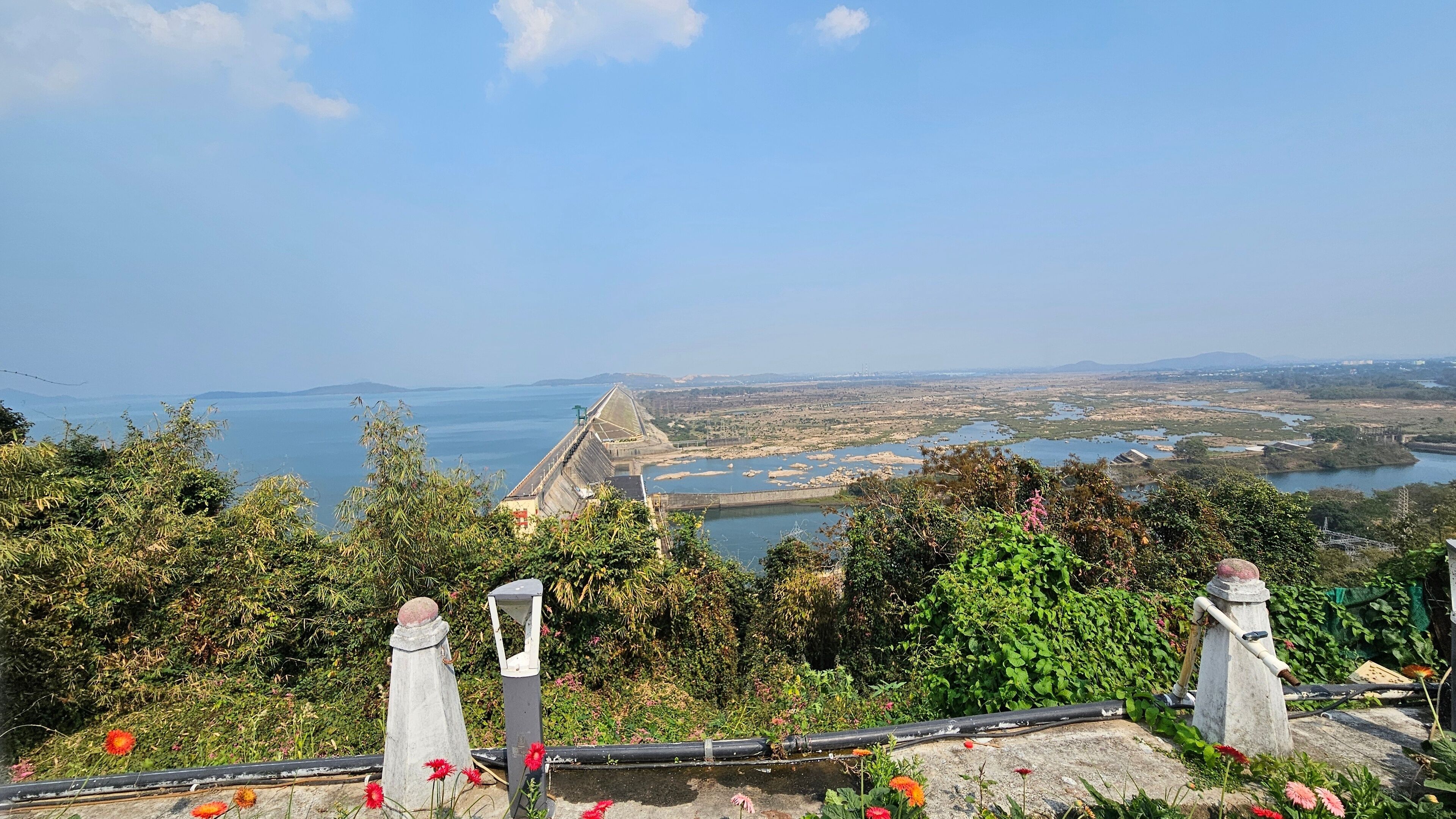 Hirakud Dam is built across the Mahanadi River, about 10 kilometres from Sambalpur in the state of Odisha in India. It is the longest earthen dam in the world.
