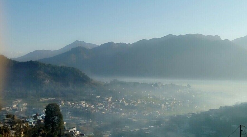 View from Pithoragarh Market .