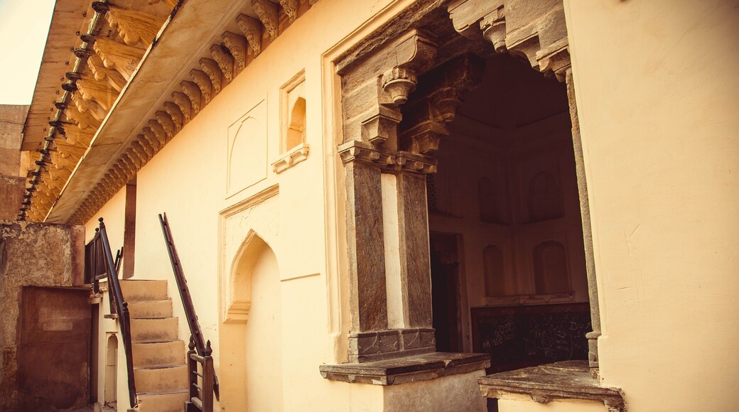 old staircase from outside indian house