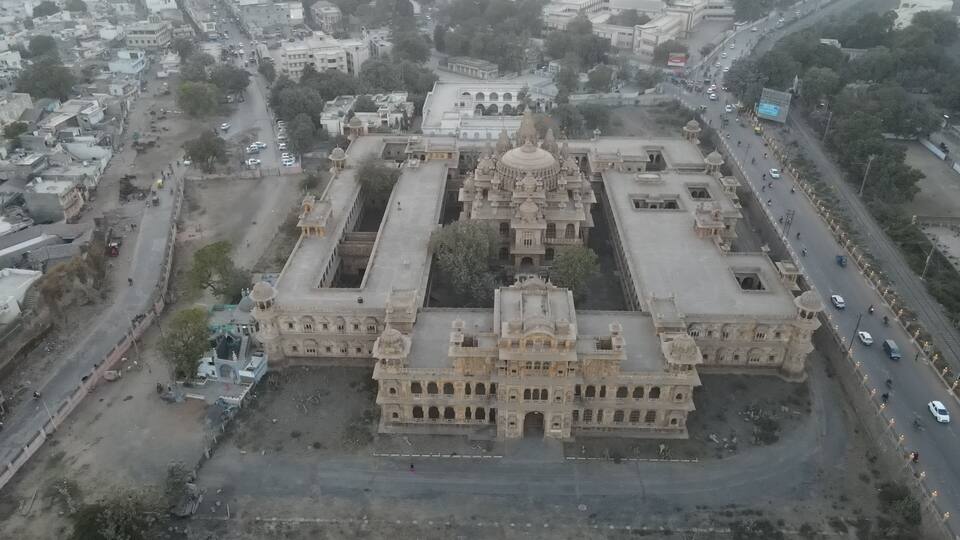 Aerial view of Morbi city