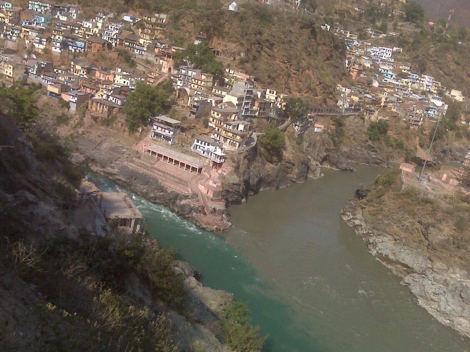 Two rivers merging... 