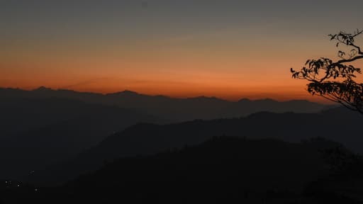 Sunrise in the lesser himalayas
