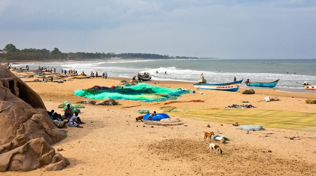 Mahabalipuram Beach Scene