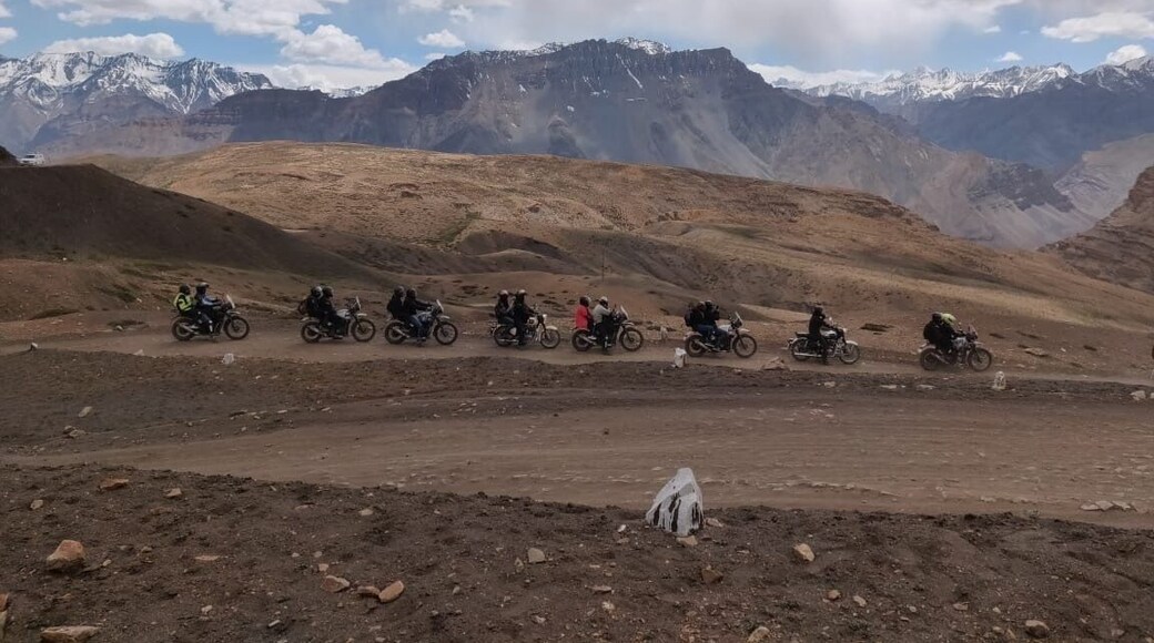 Bike rides all the way to Spiti.. the best ride to be on.. beautiful mountains of every kind and the water scoops are almost dreamworthy