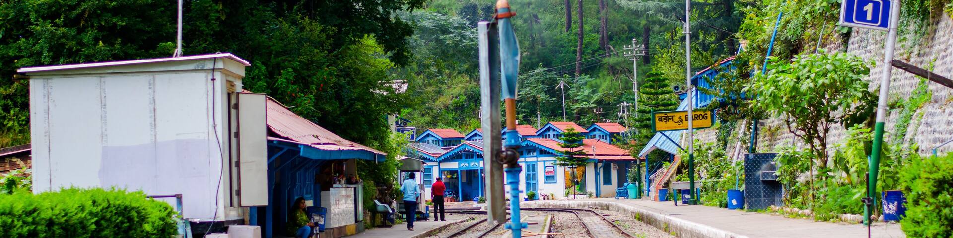 Barog railway, The station lies on UNESCO World Heritage Site Kalka–Shimla Railway.
