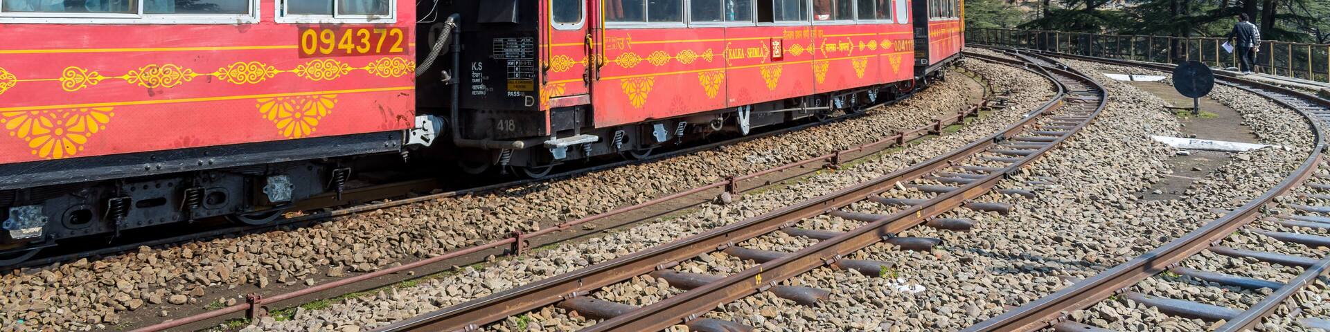 The Kalka Shimla toy train at Shimla railway station is a famous UNESCO World Heritage site