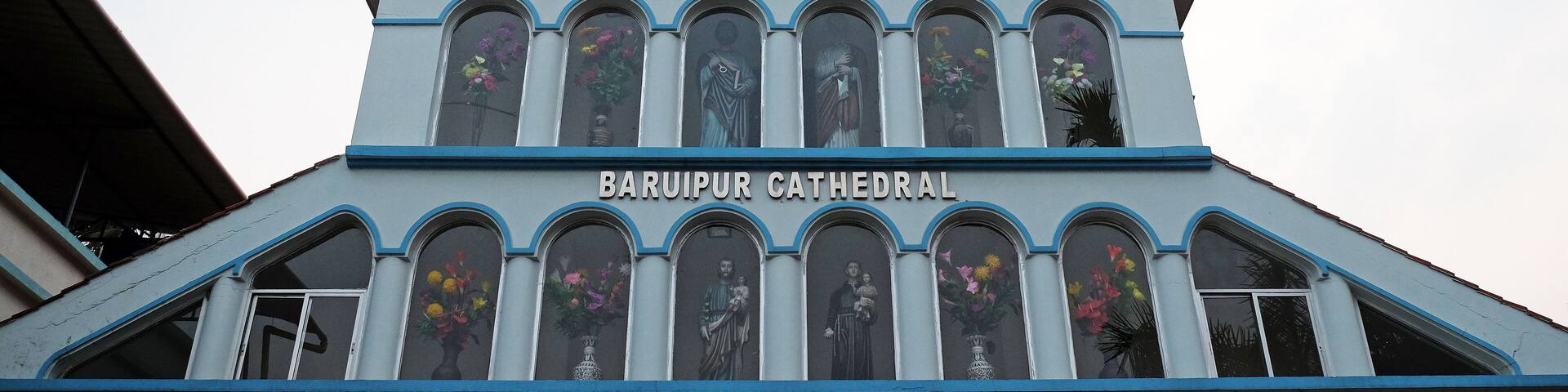 Catholic cathedral of Immaculate Heart of Mary and St. Teresa of Calcutta in Baruipur, West Bengal, India