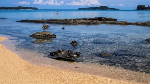 Stay on incredible Koh Ta Kiev, an island off of Cambodia's south coast, for a few days with no electricity, no running water, no wifi, and no stress. The only thing you have to watch out for is the sea urchins!