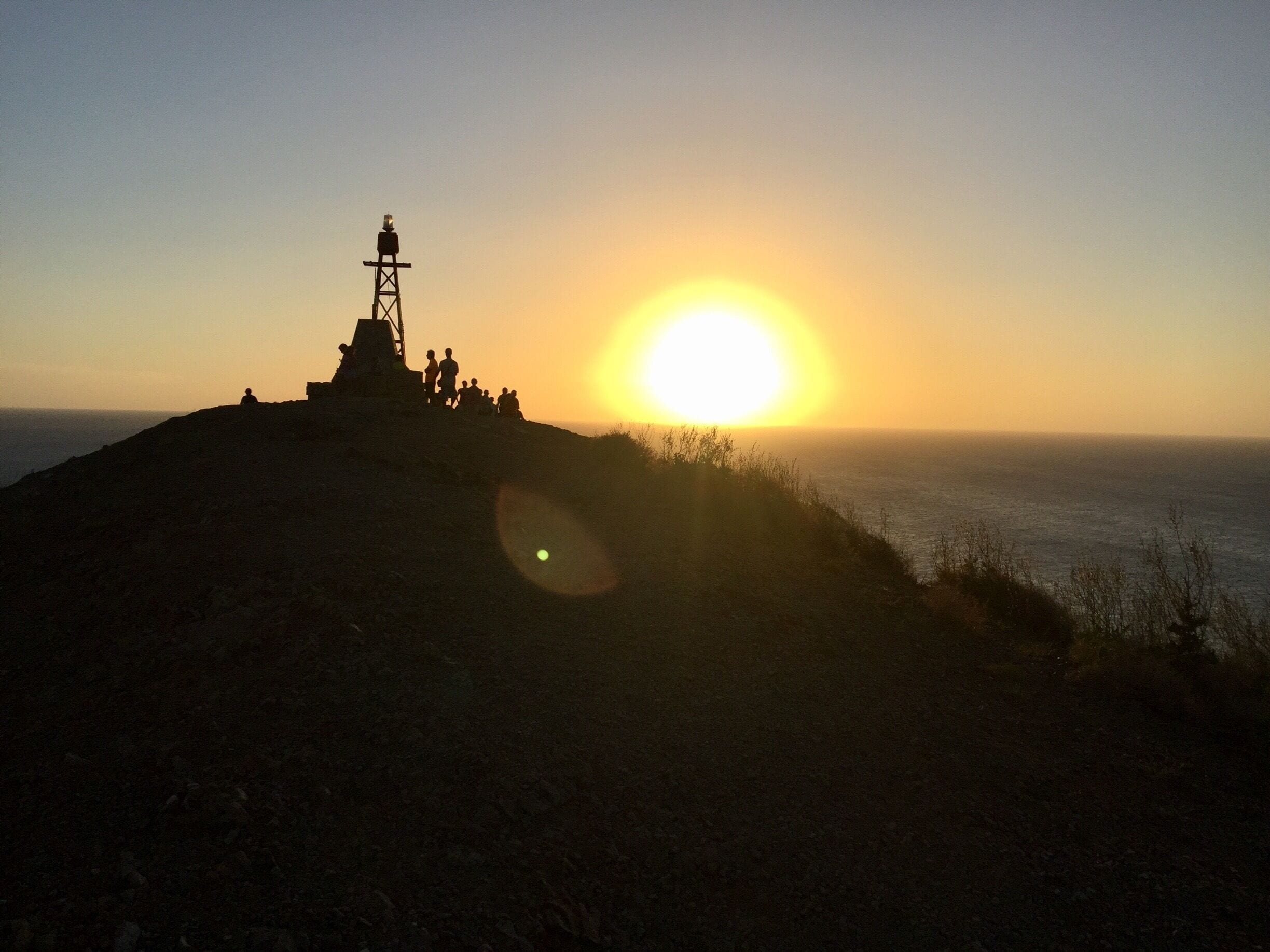 Daily sunset at cabo de la vela , Guajira , Colombia 