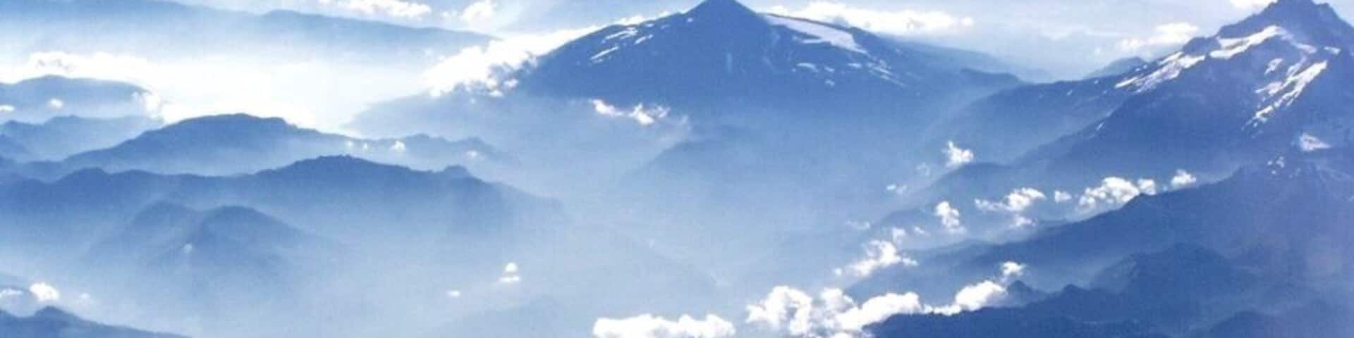 Countless mountain peaks as far as the eyes can see. If I didn't remember wrongly this was the flight from Santiago towards Puerto Montt.
Some of the best sights I have witnessed had been from the planes!!!
#landscape