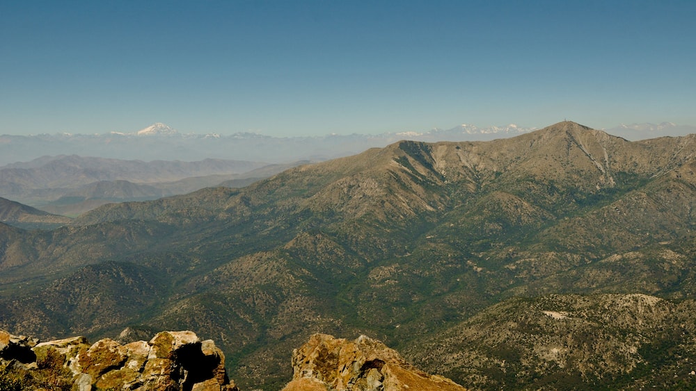 View from Parque nacional la campana