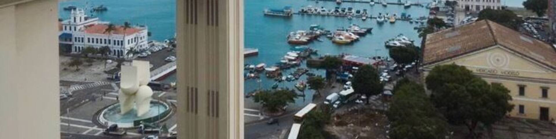 Place of gorgeous views via The Lacerda Public Elevator connect the lower city Cidade Baixa to the upper city Cidade Alta.