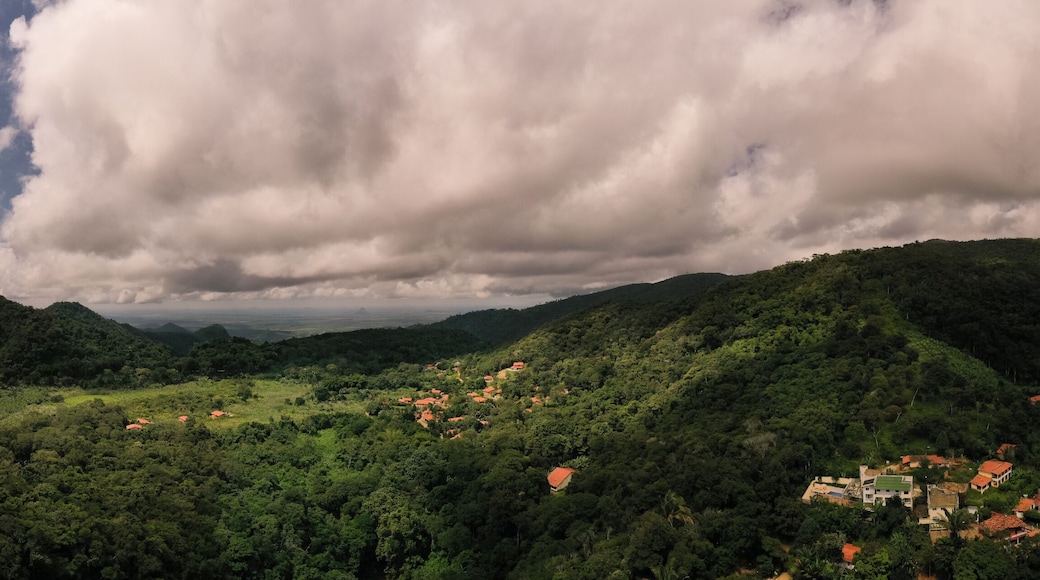 Panoramic view of Guaramiranga Valley, Brazil .