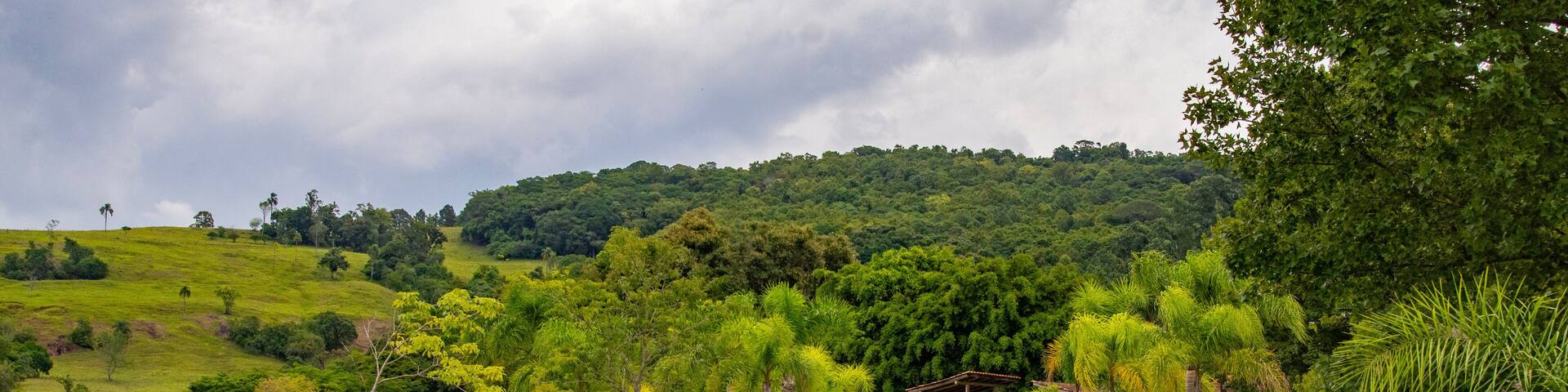 Beautiful landscapes of the eco Fazenda, Rio Grande do Sul, Brazil