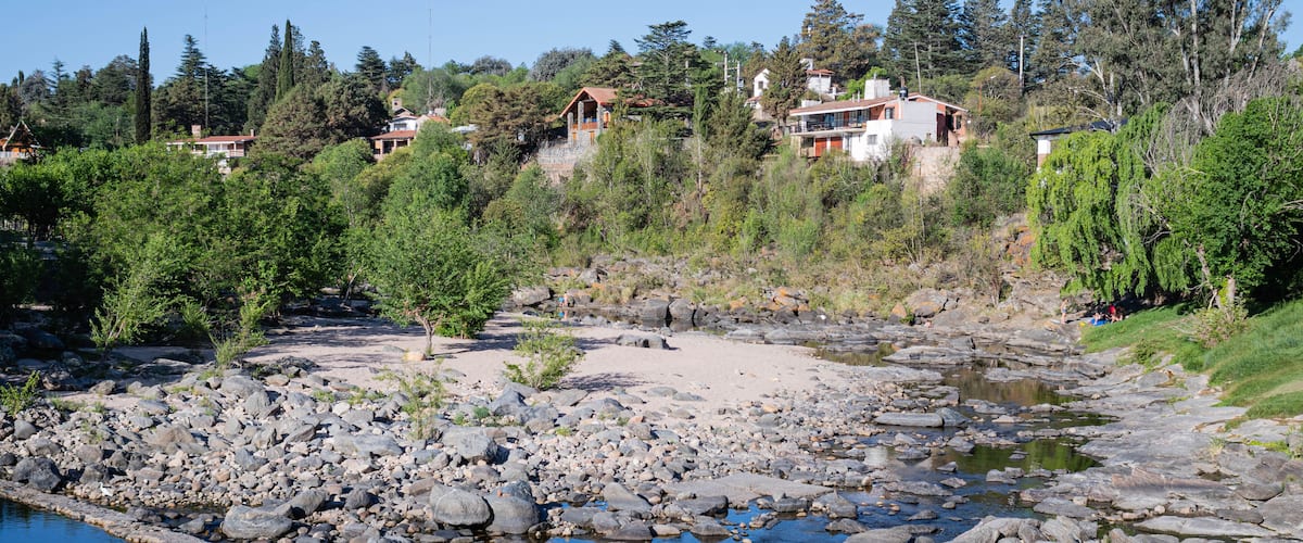 localidad villa Icho Cruz cerca de Córdoba Argentina en temporada de pandemia