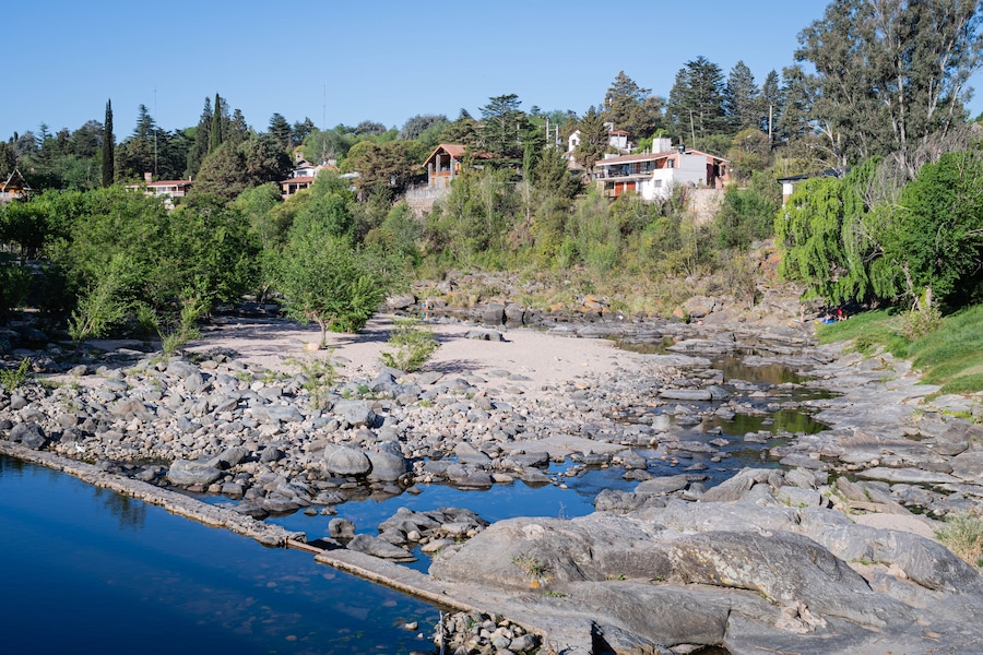 localidad villa Icho Cruz cerca de Córdoba Argentina en temporada de pandemia